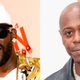 (L-R): Recording Artist R. Kelly attends Sony Pictures’ ‘THINK LIKE MAN TOO’ Atlanta Red Carpet Screening With Kevin Hart, LaLa Anthony, Terrence J, Romany Malco and Tim Story, on June 11, 2014 in Atlanta, Georgia. ; Dave Chappelle attends the ‘A Star Is Born’ premiere during 2018 Toronto International Film Festival on September 9, 2018 in Toronto, Canada.